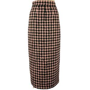 Emilia Wickstead Textured Pink Lorinda Pencil Skirt Size 8 UK / US 4